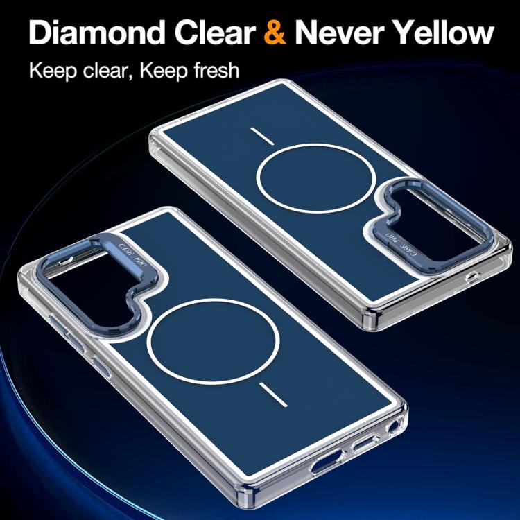For Samsung Galaxy S26 Ultra 5G Bright Color Blocking Camera Bracket Magnetic Phone Case
