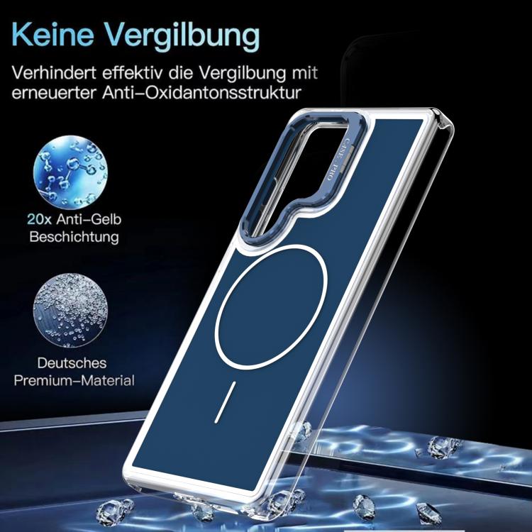 For Samsung Galaxy S26 Ultra 5G Bright Color Blocking Camera Bracket Magnetic Phone Case