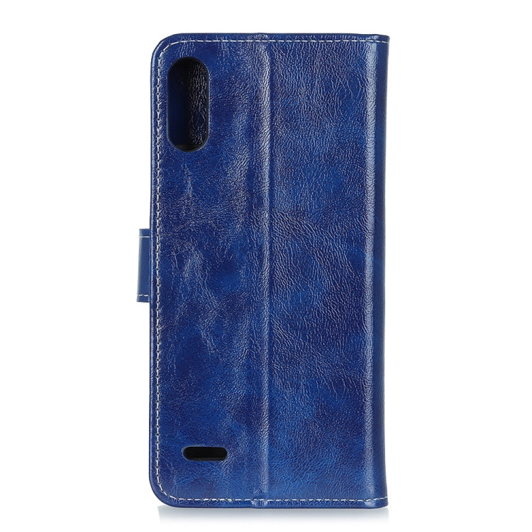 For LG K22 Retro Crazy Horse Texture Horizontal Flip Leather Case with Holder & Card Slots & Photo Frame & Wallet
