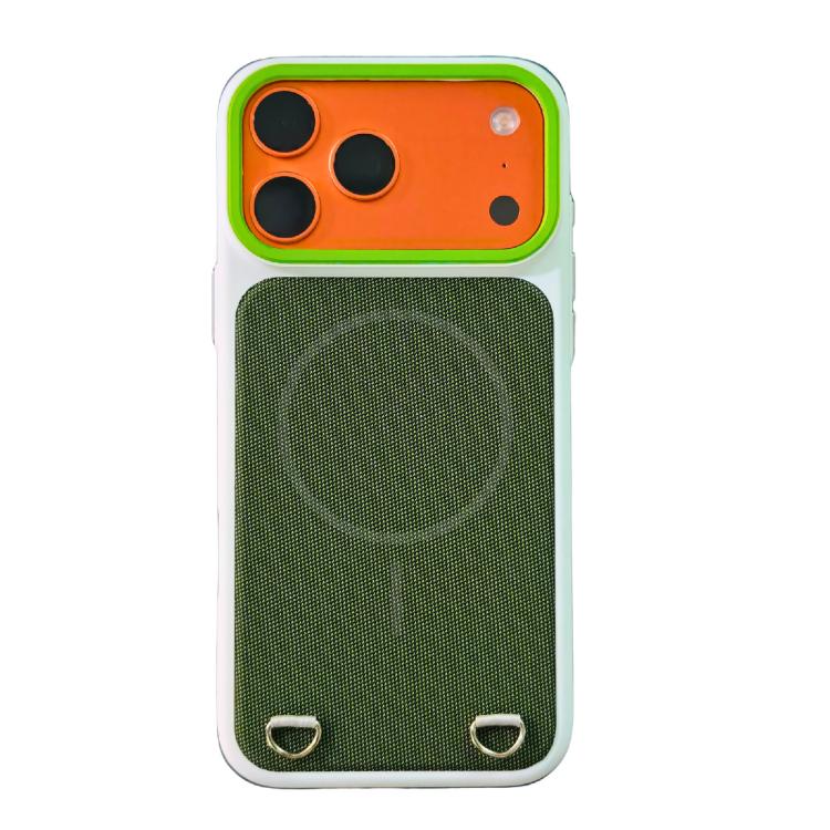 For iPhone 17 Pro Max Skin Feel PC + Technology Cloth Magnetic Phone Case