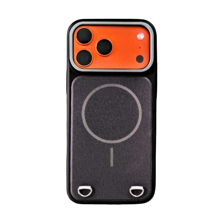 For iPhone 17 Pro Max Skin Feel PC + Technology Cloth Magnetic Phone Case