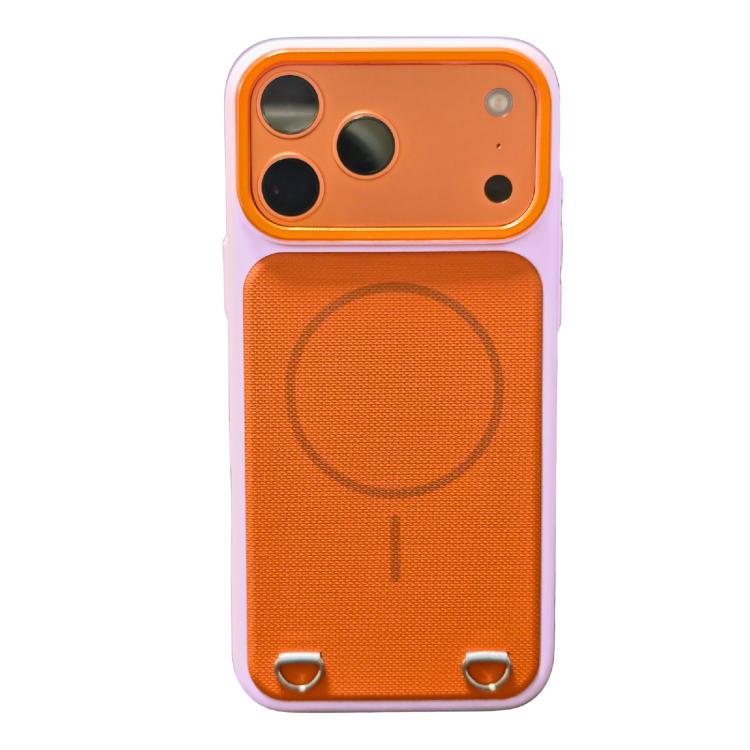 For iPhone 17 Pro Skin Feel PC + Technology Cloth Magnetic Phone Case