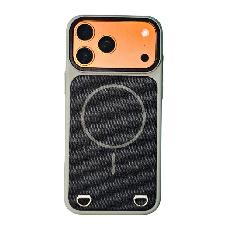 For iPhone 17 Pro Skin Feel PC + Technology Cloth Magnetic Phone Case