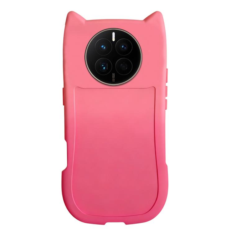 For Huawei Mate 50 Gradient Cat Ear Design TPU Phone Case