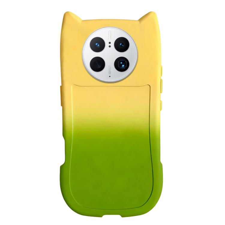 For Huawei Mate 50 Pro Gradient Cat Ear Design TPU Phone Case