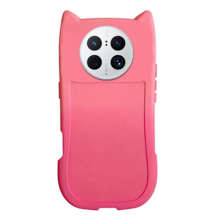 For Huawei Mate 50 Pro Gradient Cat Ear Design TPU Phone Case