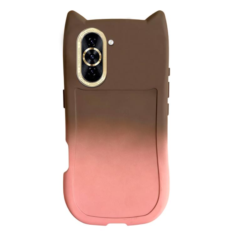 For Huawei Nova 10 Gradient Cat Ear Design TPU Phone Case
