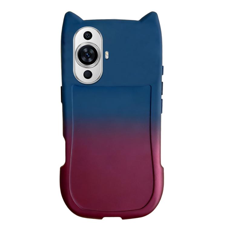 For Huawei Nova 11 Gradient Cat Ear Design TPU Phone Case