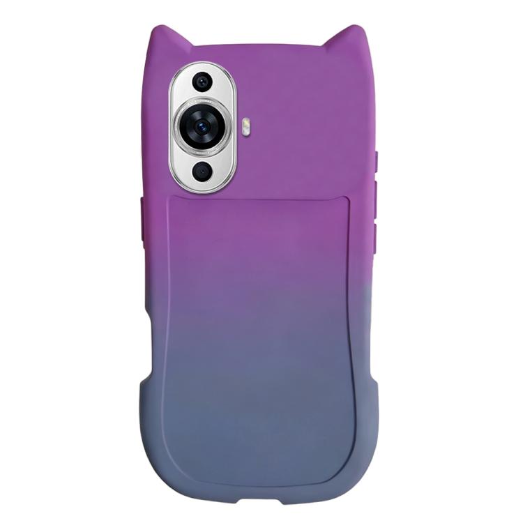 For Huawei Nova 11 Gradient Cat Ear Design TPU Phone Case