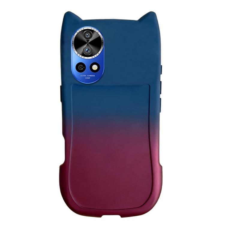 For Huawei Nova 12 Gradient Cat Ear Design TPU Phone Case