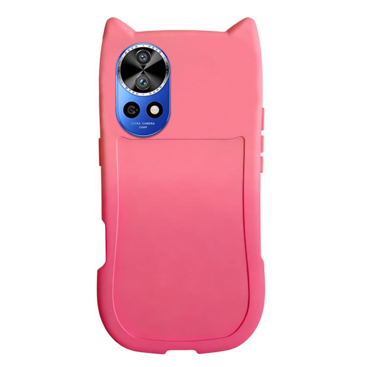 For Huawei Nova 12 Pro Gradient Cat Ear Design TPU Phone Case