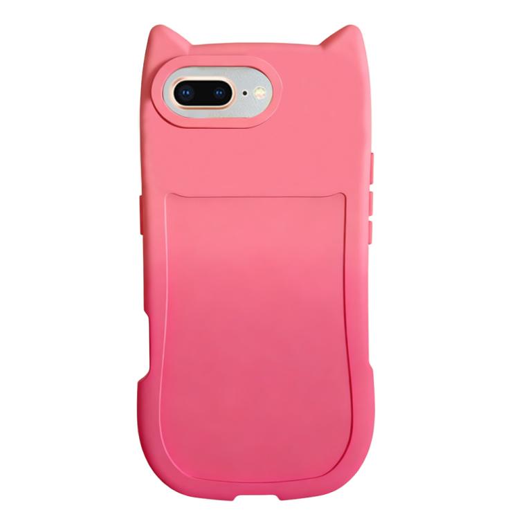 For iPhone 7 Plus/8 Plus Gradient Cat Ear Design TPU Phone Case