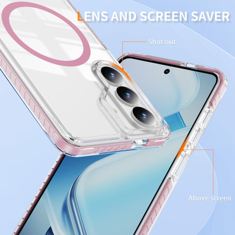 For Samsung Galaxy S26 5G Crystal Shield Clear Magnetic Acrylic Hybrid TPU Phone Case