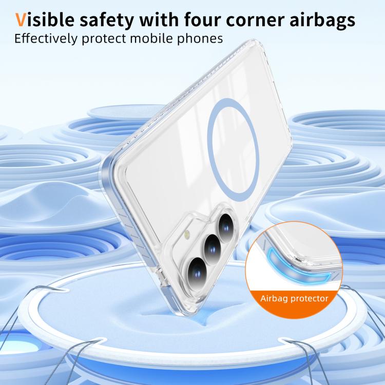 For Samsung Galaxy S26 5G Crystal Shield Clear Magnetic Acrylic Hybrid TPU Phone Case