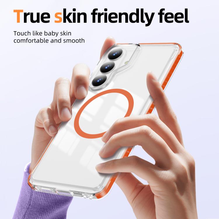 For Samsung Galaxy S26 5G Crystal Shield Clear Magnetic Acrylic Hybrid TPU Phone Case