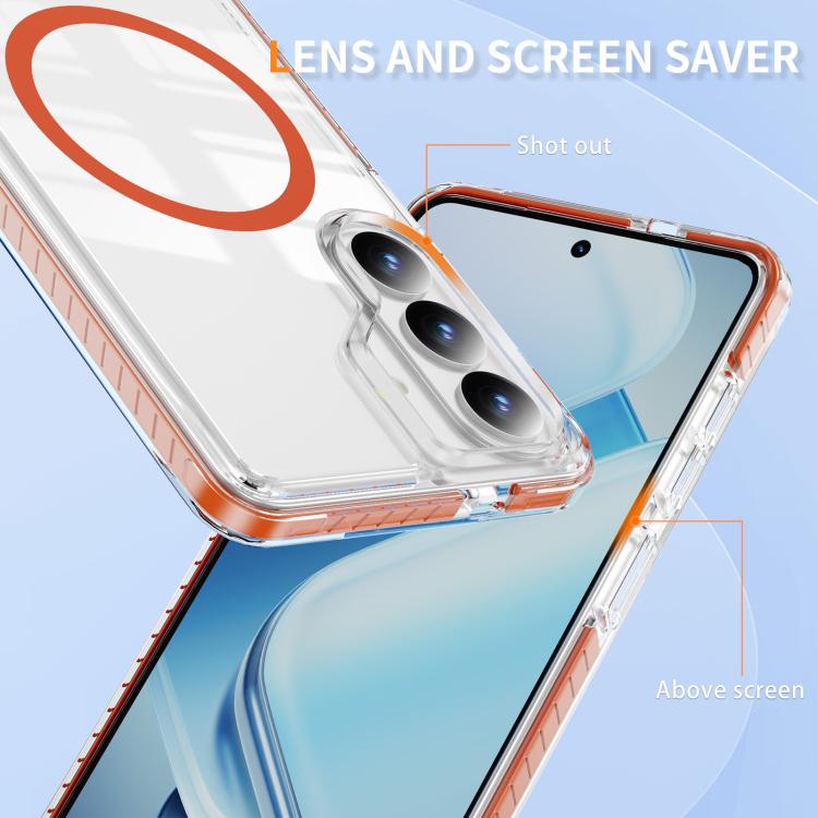 For Samsung Galaxy S26 5G Crystal Shield Clear Magnetic Acrylic Hybrid TPU Phone Case