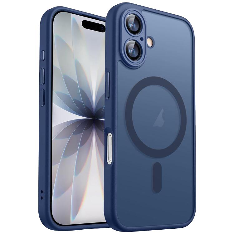 For iPhone 17 XDcase Skin Feel Magnetic Frosted Phone Case with Lens Film