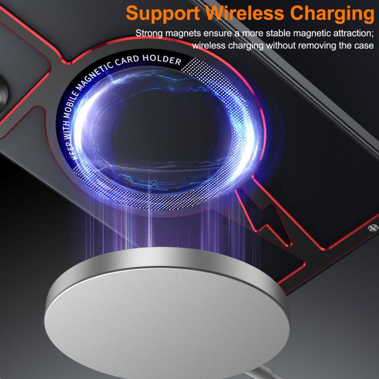 For Samsung Galaxy S25 Ultra 5G Hollow Borderless Magnetic MagSafe Aluminum Alloy Phone Case