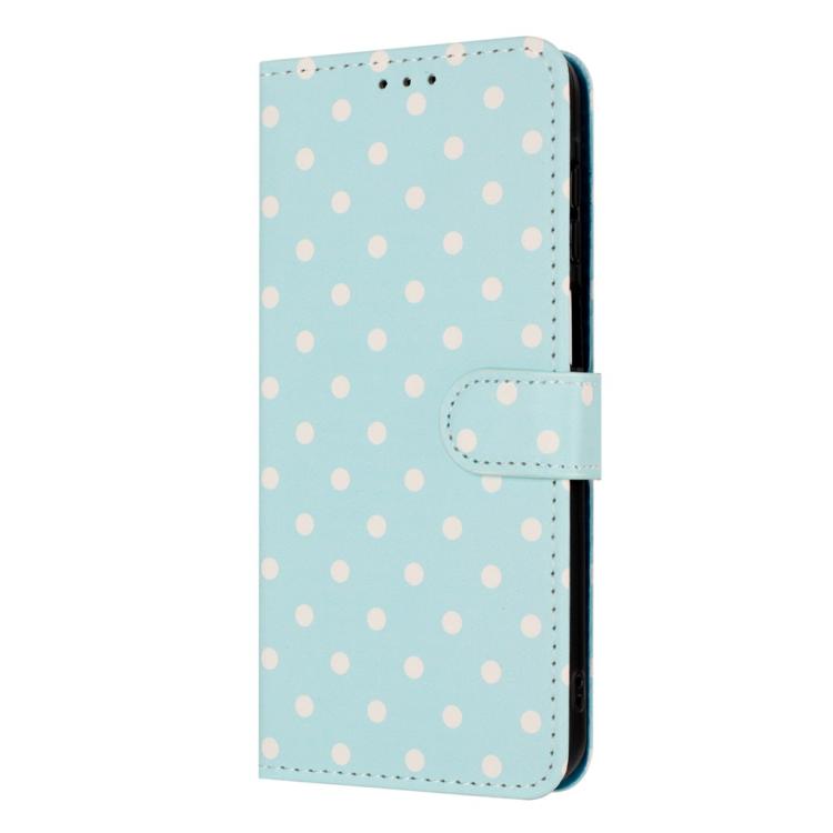 For iPhone 17 Pro Small Dots Pattern Vegan Leather Phone Case
