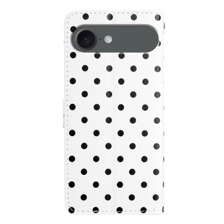For iPhone Air Small Dots Pattern Vegan Leather Phone Case