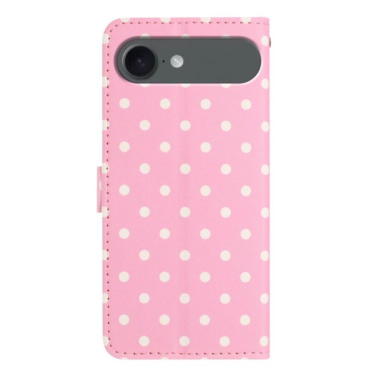 For iPhone Air Small Dots Pattern Vegan Leather Phone Case