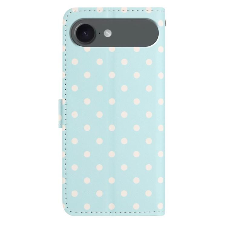 For iPhone Air Small Dots Pattern Vegan Leather Phone Case