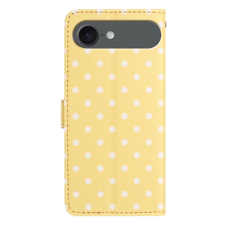 For iPhone Air Small Dots Pattern Vegan Leather Phone Case