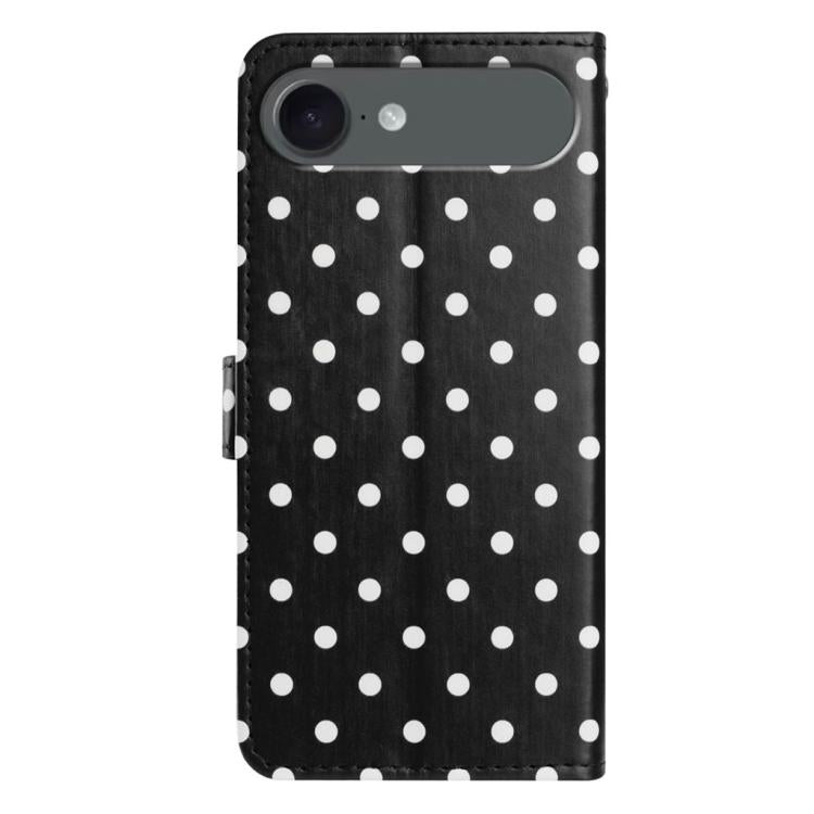 For iPhone Air Small Dots Pattern Vegan Leather Phone Case