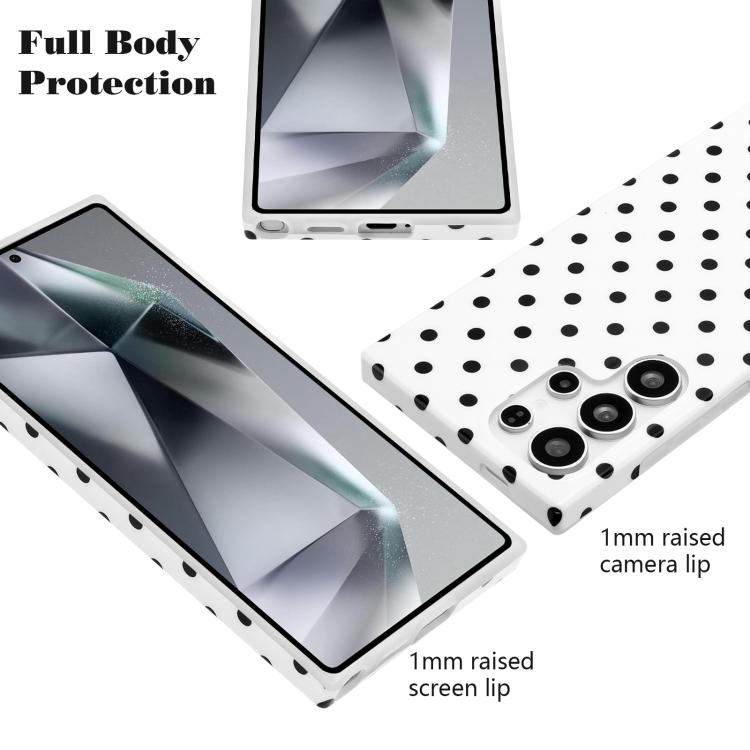 For Samsung Galaxy S25 Ultra 5G IMD Colorful Dots Pattern TPU Full Coverage Phone Case