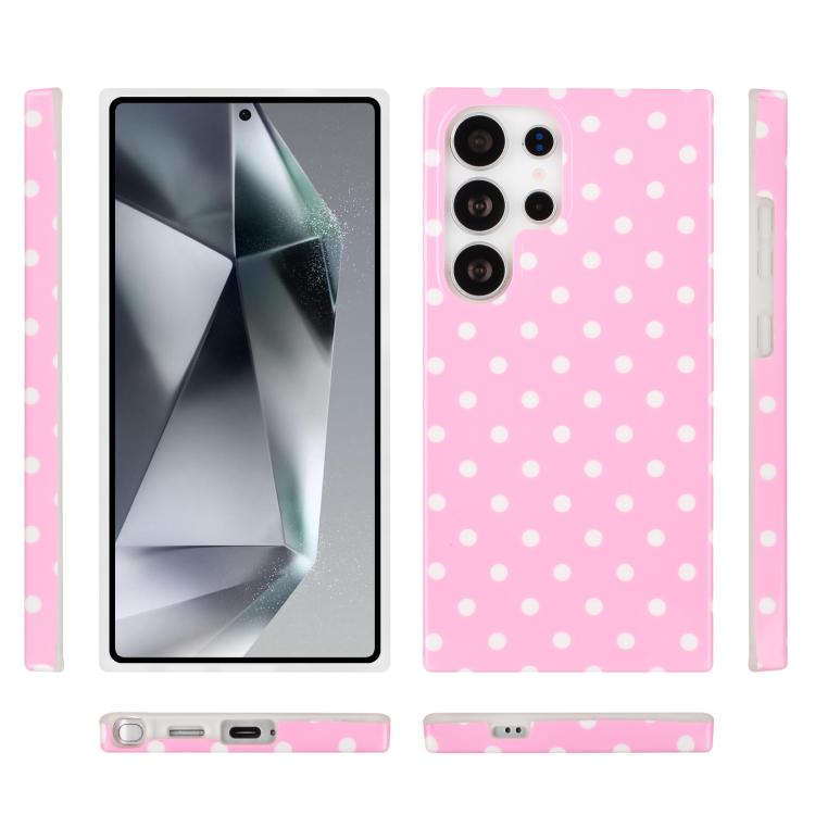 For Samsung Galaxy S25 Ultra 5G IMD Colorful Dots Pattern TPU Full Coverage Phone Case