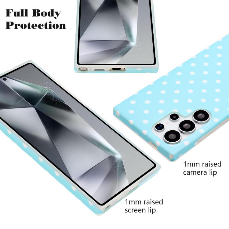 For Samsung Galaxy S25 Ultra 5G IMD Colorful Dots Pattern TPU Full Coverage Phone Case
