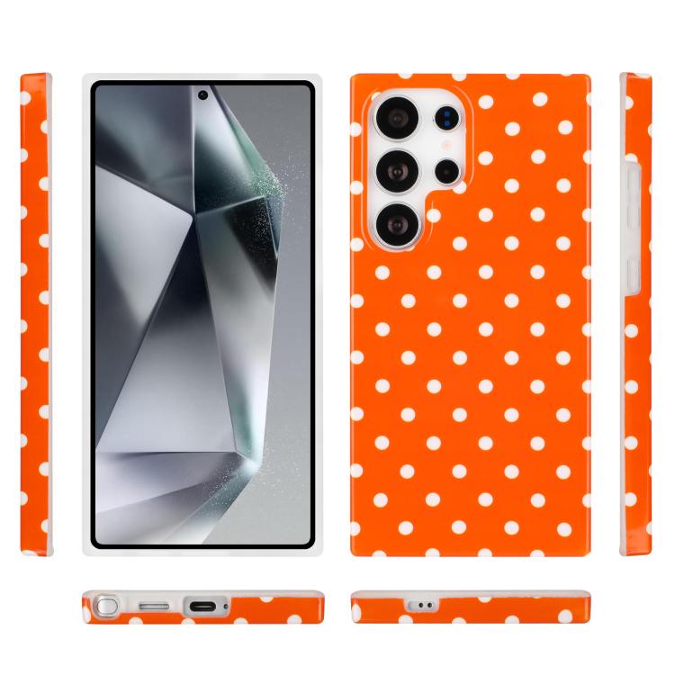 For Samsung Galaxy S25 Ultra 5G IMD Colorful Dots Pattern TPU Full Coverage Phone Case