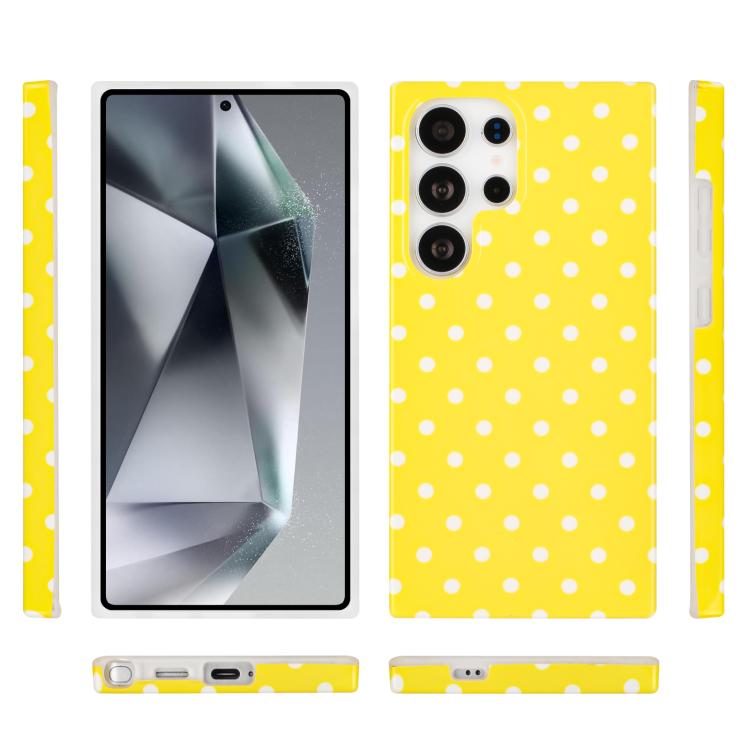 For Samsung Galaxy S25 Ultra 5G IMD Colorful Dots Pattern TPU Full Coverage Phone Case