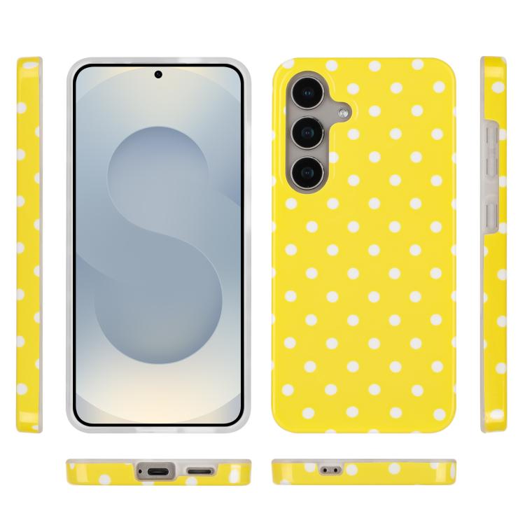 For Samsung Galaxy S25+ 5G / S24+ 5G IMD Colorful Dots Pattern TPU Full Coverage Phone Case