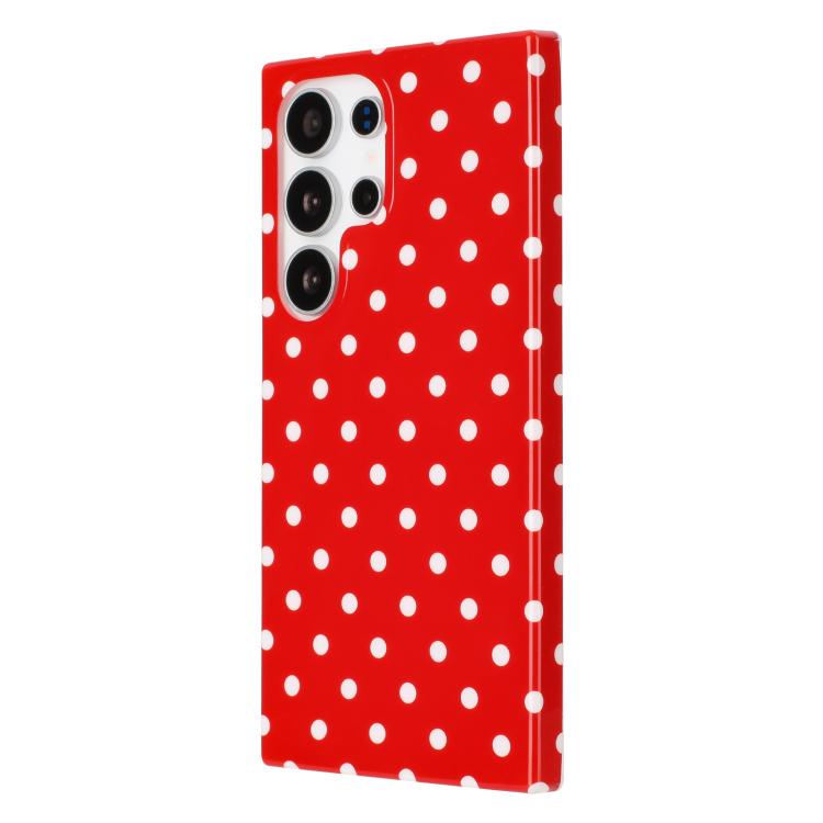 For Samsung Galaxy S24 Ultra 5G IMD Colorful Dots Pattern TPU Full Coverage Phone Case