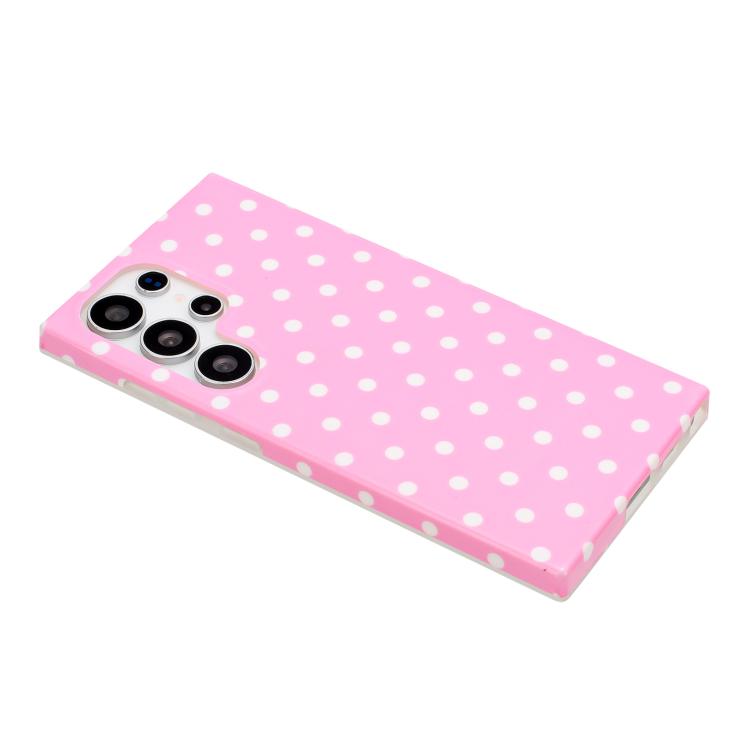 For Samsung Galaxy S23 Ultra 5G IMD Colorful Dots Pattern TPU Full Coverage Phone Case