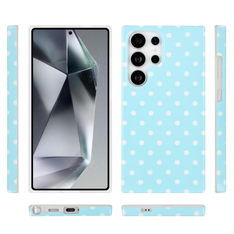 For Samsung Galaxy S23 Ultra 5G IMD Colorful Dots Pattern TPU Full Coverage Phone Case