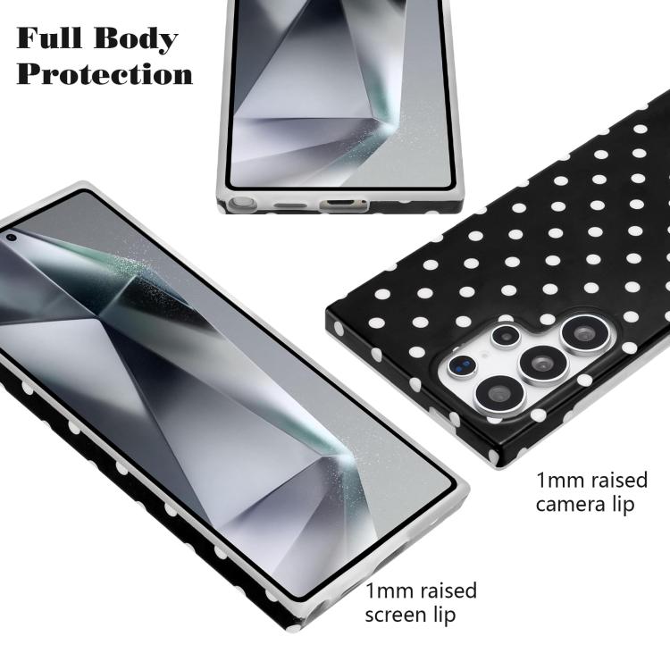 For Samsung Galaxy S23 Ultra 5G IMD Colorful Dots Pattern TPU Full Coverage Phone Case