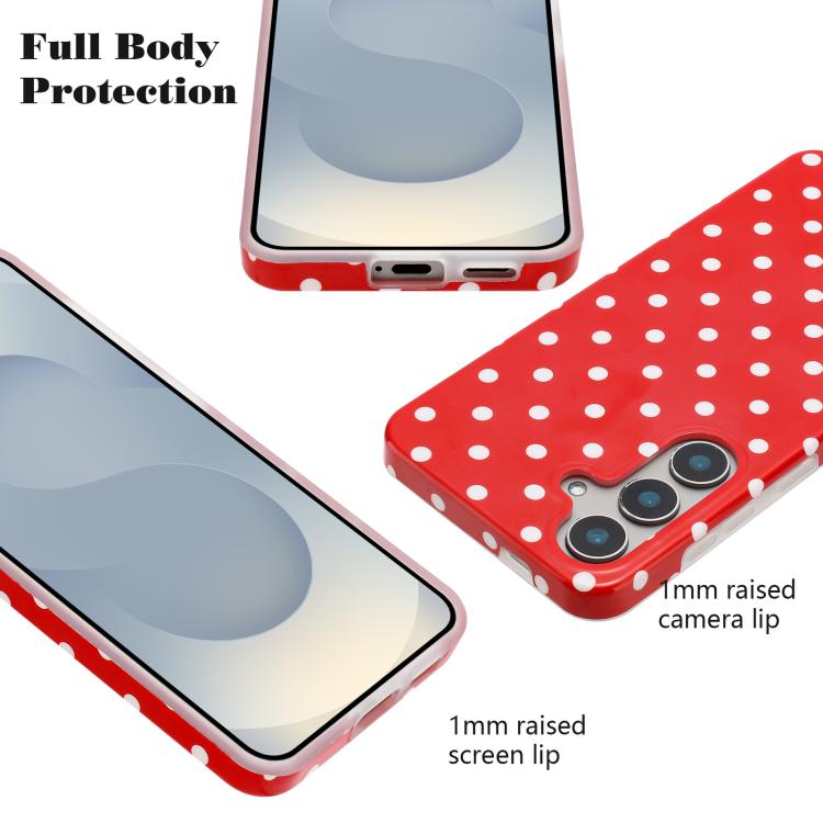 For Samsung Galaxy S23 5G IMD Colorful Dots Pattern TPU Full Coverage Phone Case