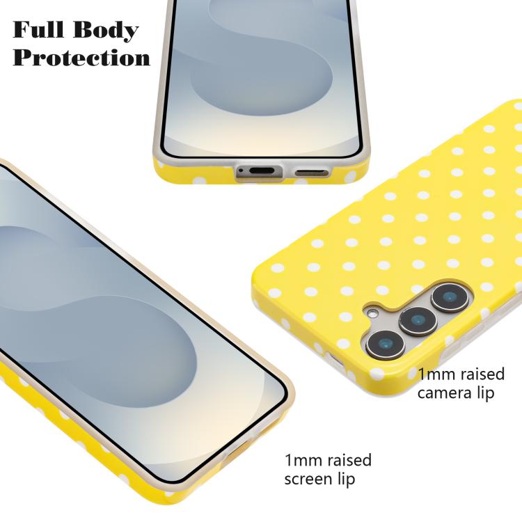 For Samsung Galaxy S23 5G IMD Colorful Dots Pattern TPU Full Coverage Phone Case