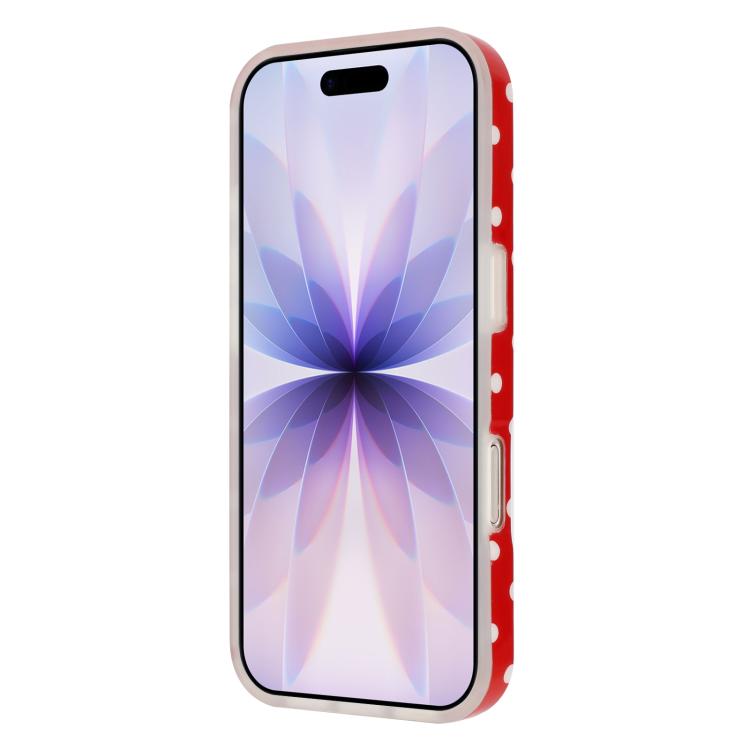 For iPhone 17 Pro Max IMD Colorful Dots Pattern TPU Full Coverage Phone Case