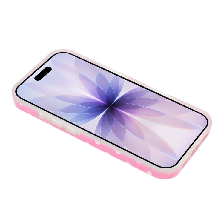 For iPhone 17 Pro Max IMD Colorful Dots Pattern TPU Full Coverage Phone Case