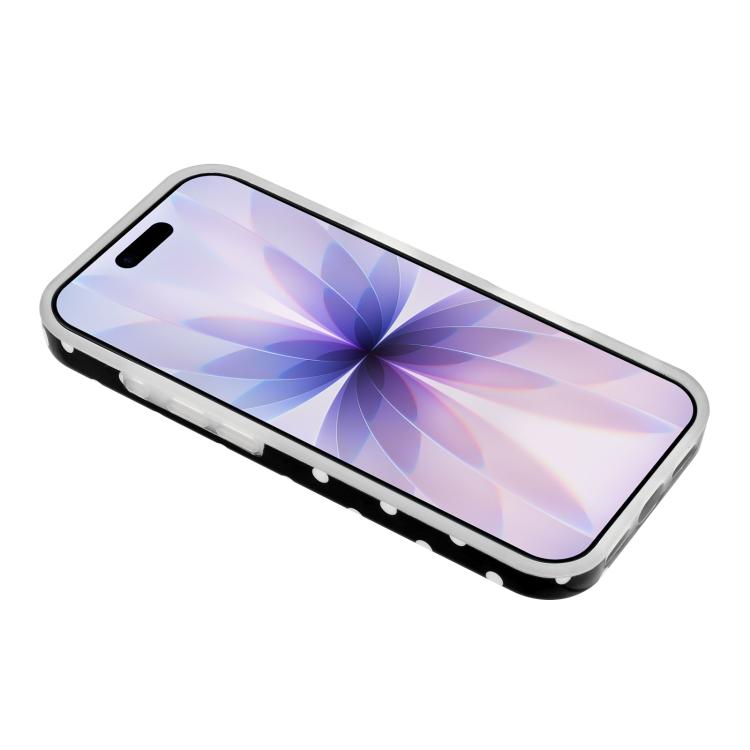 For iPhone 17 Pro Max IMD Colorful Dots Pattern TPU Full Coverage Phone Case