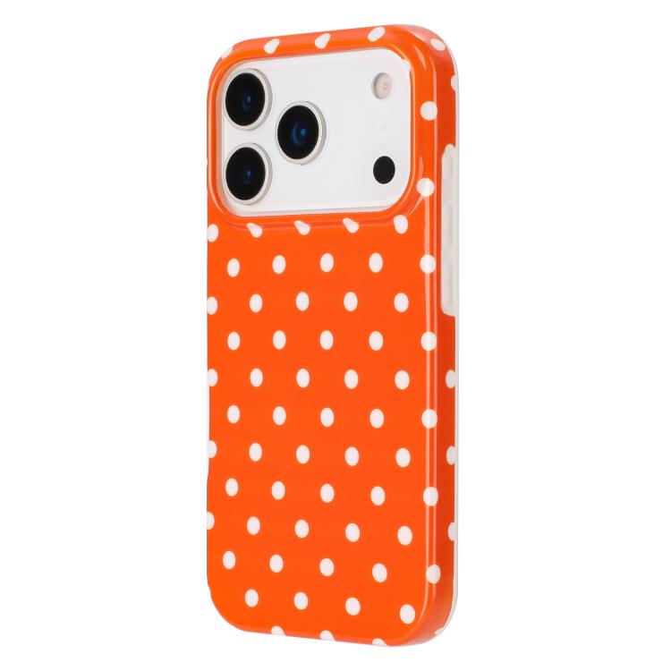 For iPhone 17 Pro Max IMD Colorful Dots Pattern TPU Full Coverage Phone Case