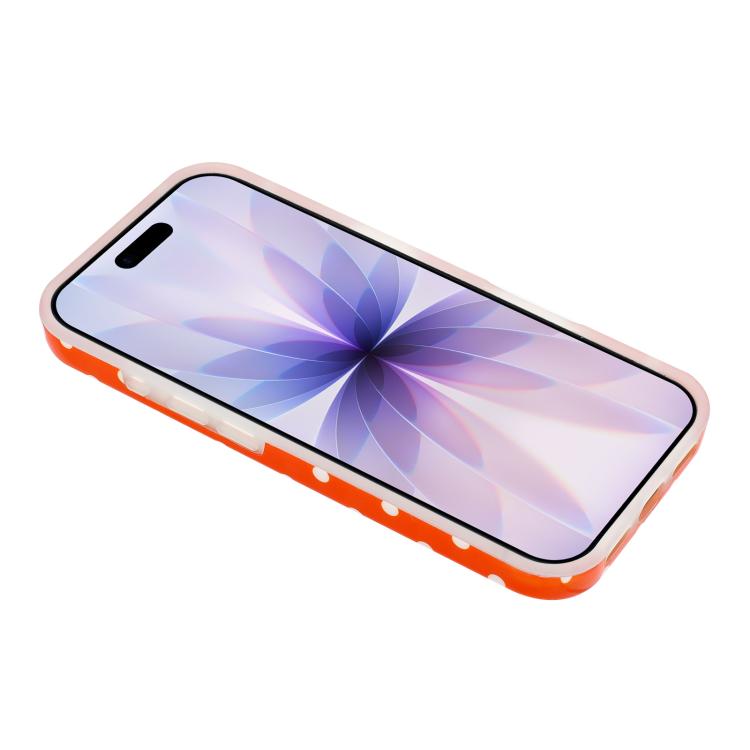 For iPhone 17 Pro Max IMD Colorful Dots Pattern TPU Full Coverage Phone Case
