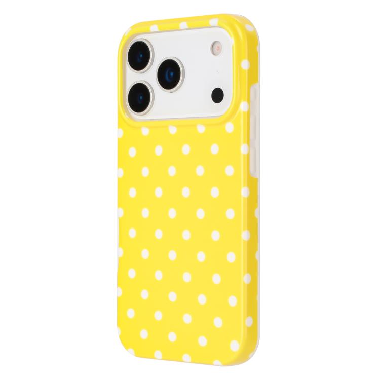 For iPhone 17 Pro Max IMD Colorful Dots Pattern TPU Full Coverage Phone Case