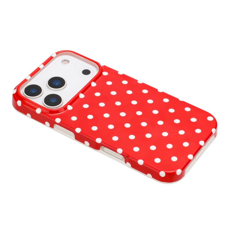 For iPhone 17 Pro IMD Colorful Dots Pattern TPU Full Coverage Phone Case
