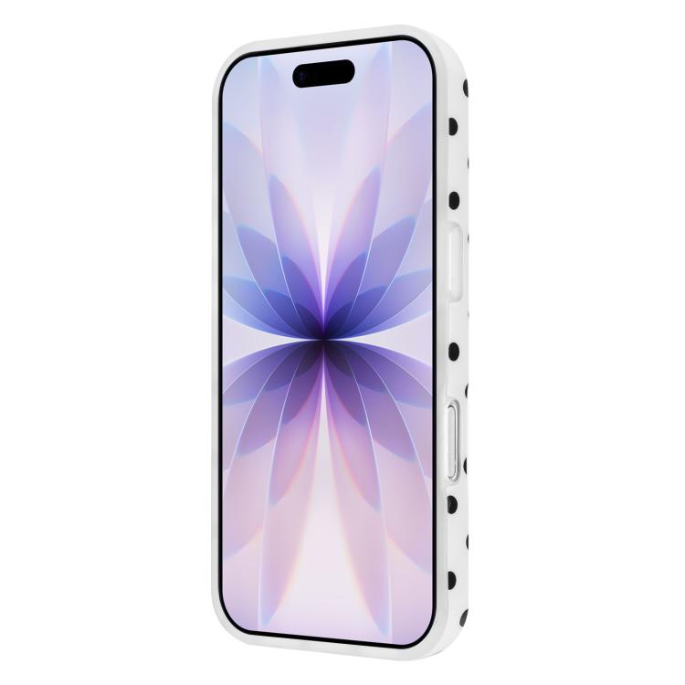 For iPhone 17 Pro IMD Colorful Dots Pattern TPU Full Coverage Phone Case