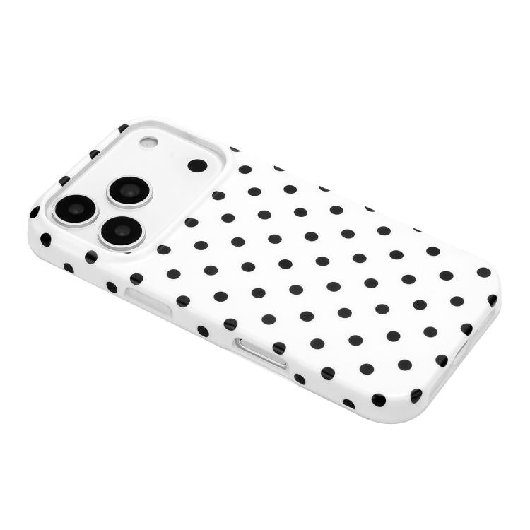 For iPhone 17 Pro IMD Colorful Dots Pattern TPU Full Coverage Phone Case