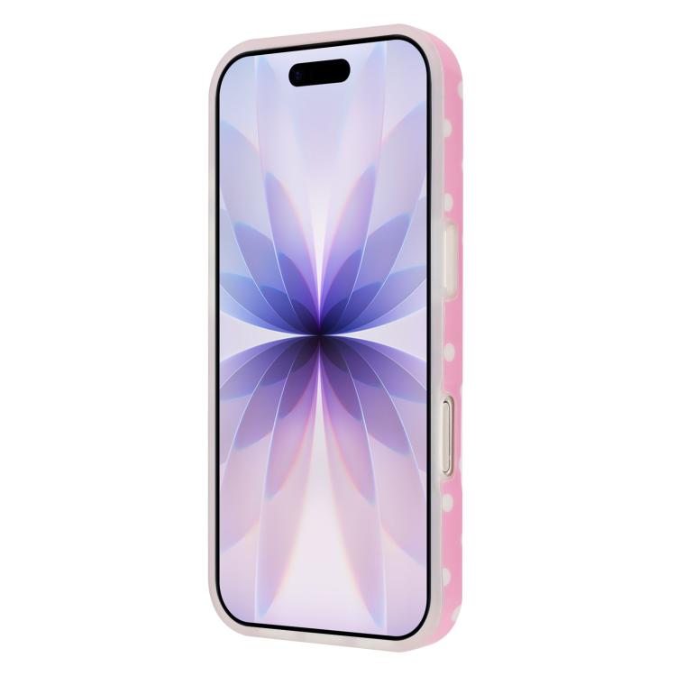 For iPhone 17 Pro IMD Colorful Dots Pattern TPU Full Coverage Phone Case